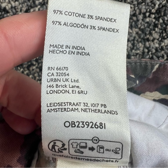 Anthropologie Pilcro Printed Cargo Wide Bootcut Pants - ALTERED - Picture 6 of 11